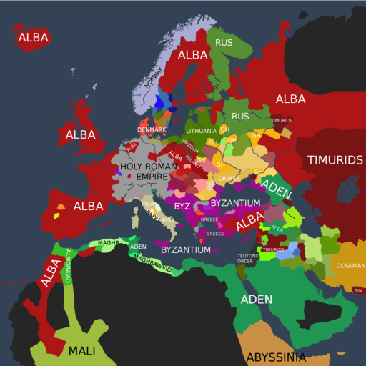 CK2 Map